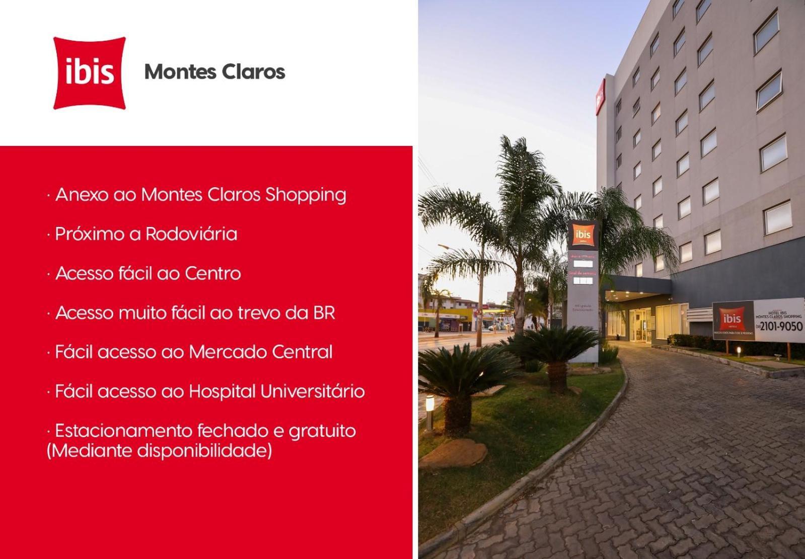 Hotel Ibis Montes Claros Shopping Exterior foto
